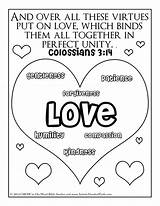 Colossians Bible Sunday sketch template