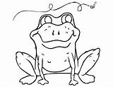 Frog Pages Toad Ropucha Fog Kolorowanki Dla Bestcoloringpagesforkids Designlooter sketch template
