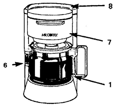 coffee bl parts list  diagram ereplacementpartscom