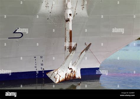 cruise ship anchor stock photo  alamy