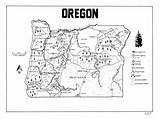 Oregon Map Etsy Drawn Hand sketch template