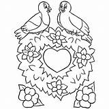 Coloring Birds Valentines Pages Xcolorings 854px 113k Resolution Info Type  Size Jpeg sketch template
