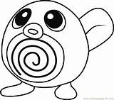 Pokemon Poliwag Coloring Pages Go Doduo Printable Color Getcolorings Print Categories sketch template