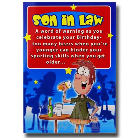 son son  law birthday  cards  bday wishes avail
