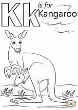Kangaroo Coloring Letter Pages Preschool Alphabet Printable Animals Abc Kids Kindness Animal Supercoloring Crafts Print Color Worksheet Letters Sheets Nativity sketch template