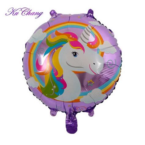 buy pcs multi style  unicorn foil balloons  birthday party
