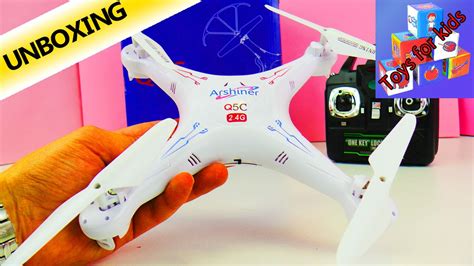 quadcopter qc unboxing flying drone  hd camera youtube