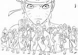 Naruto Akatsuki Shippuden Coloriages Hinata Colorear Jeux Minato Personnages Kushina Gaara Imprimé Wonder Dans sketch template