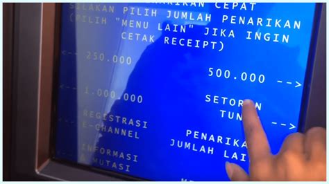 setor tunai bni lewat teller gudang materi