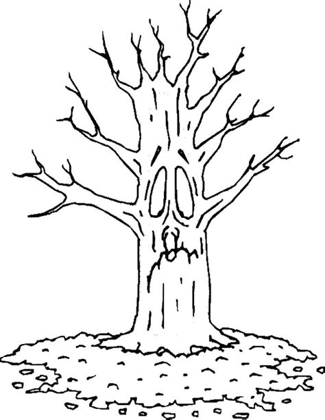 tree trunk coloring page  getdrawings
