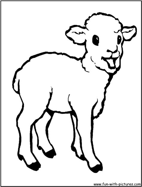lamb coloring pages  kids coloring home