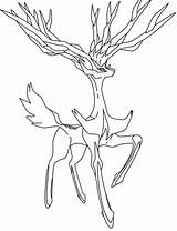 Pokemon Coloring Xerneas Pages Wolve La Girl Yveltal ボード Para ポケモン Colorir Getcolorings Deviantart Pokémon Sketch する 選択 Template sketch template