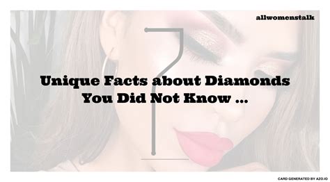 7 unique facts about diamonds you did not know
