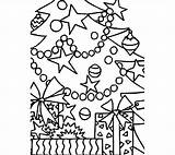 Coloring Gifts Christmas Pages sketch template