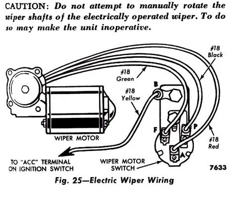 gm windshield wiper wiring diagram