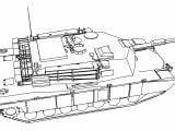 Coloring Tank Abrams Pages Wecoloringpage Military sketch template