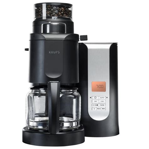 amazoncom krups km grind  brew coffee maker  stainless steel conical burr grinder