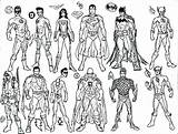 Coloring Superhero Pages Super Hero Marvel Justice League Superheroes Heroes Print Batman Printable Squad Color Villains Drawing Christmas Drawings Unlimited sketch template