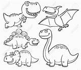 Dinosaurios Pintar Dinosaurs Dinosauriern Malbuch Zeichen Dinosaurio Fototapete Triceratops Mandalas Desde Ilustración Myloview sketch template