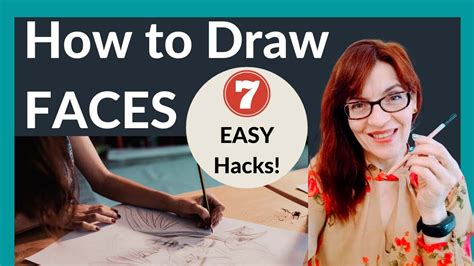 draw  face  beginners  easy hacks youtube