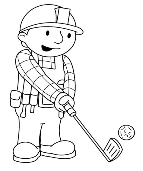 golf coloring pages  getcoloringscom  printable colorings