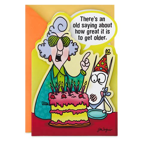 maxine great   older funny birthday card greeting cards hallmark
