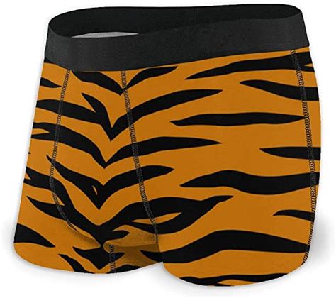 personalized underwear tiger skin animal boxer briefs  men boys youth soft comfort  amazon