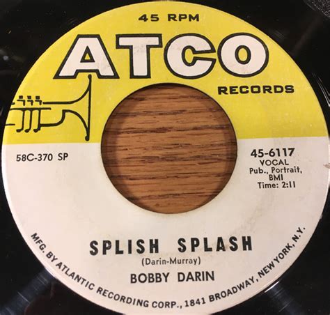 bobby darin splish splash 1958 vinyl discogs