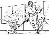Eishockey Malvorlage Kostenlose Wintersport Ausmalen sketch template