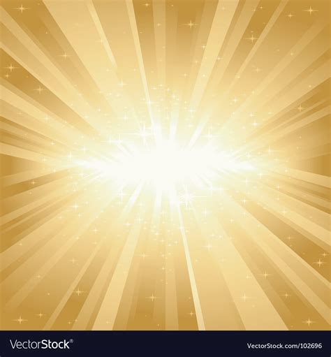 golden light burst  stars royalty  vector image
