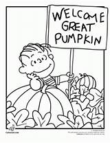 Pumpkin Great Coloring Pages Charlie Activities Brown sketch template