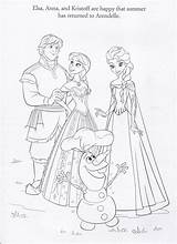 Frozen Coloring Pages Elsa Anna Olaf Kristoff Disney Printable Fanpop Illustrations Official Lovebugsandpostcards sketch template