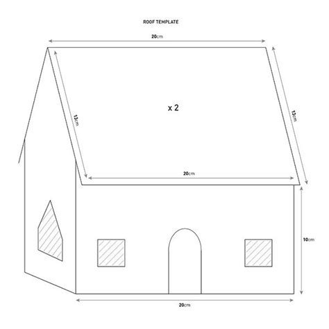 printable gingerbread house template collection