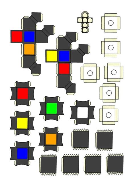 rubik cube template printable