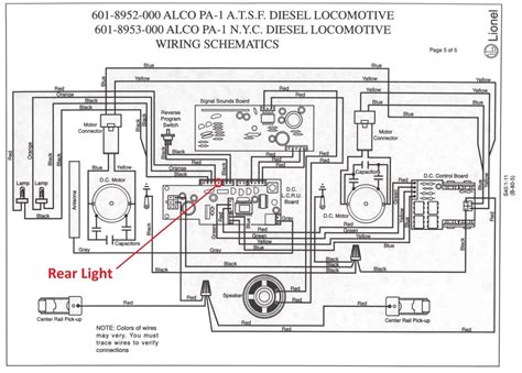 lionel engine wiring diagram wiring system