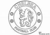 Chelsea Logo Pages Template Coloriage Coloring sketch template