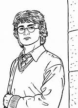 Potter Harry Coloring Pages Printable Kids sketch template