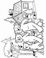 Bears Coloring Goldilocks Three Pages Preschool Little Printable Bear Fairy Sheets Cottage Leaving Color Fairytale Clipart Activities Tale Template Colouring sketch template