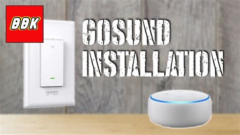 gosund smart light switch wifi smart switch installation  set   alexa youtube