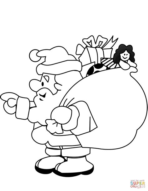 santa clause coloring pages learny kids