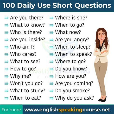 daily  short questions  english questions answers