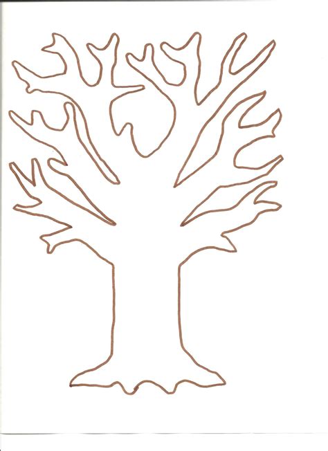 tree template printable