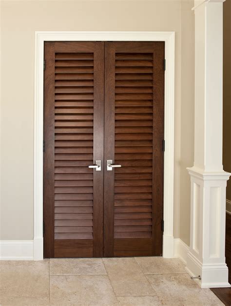 interior door custom double solid wood  walnut finish classic model dbi lv dd