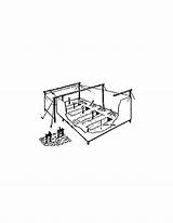 Latrines Trench Straddle sketch template