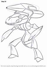 Genesect Pokemon Draw Step Drawing Improvements Necessary Finally Finish Make sketch template