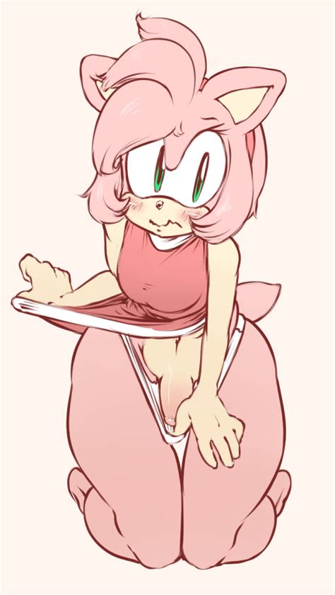 rule 34 1futa amy rose anthro argento blush clothes color embarrassed