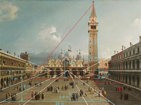 Piazza San Marco With The Basilica Painted By Canaletto
