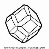 Colorare Disegni Cristallo Mineral Figure Diamante Iconfinder Ultracoloringpages sketch template