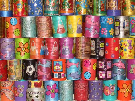 decorative tin cans  ive  making  decorative ca flickr