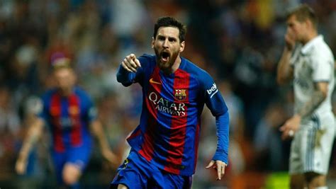 lionel messi s 500th barcelona goal wins el clasico against real madrid
